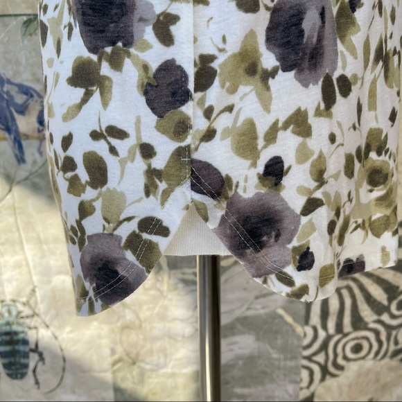 Anthropologie 9-H15 STCL Floral Short Sleeve Tee - Picture 12 of 16